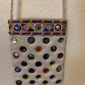 Christiana beaded crossbody/shoulder  purse ( vintage 90’s)